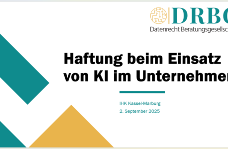 Künstliche Intelligenz und Haftung im Unternehmen